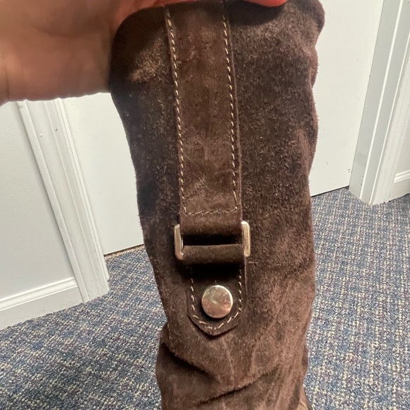 Preloved Unbranded leather upper rubber sole brown boots size 9 - Picture 4 of 16